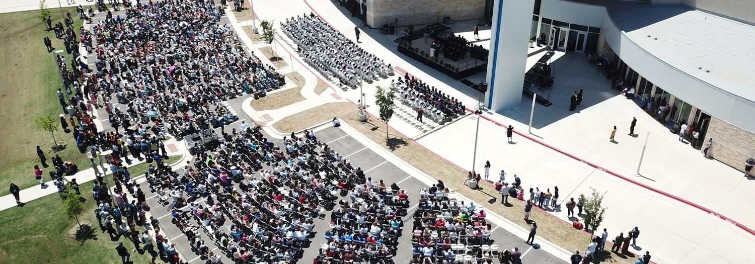 Photo of happy graduates after the ceremony