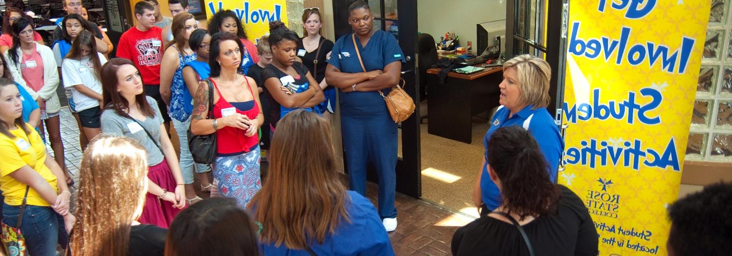 students participating in a group discussion